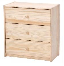 NEW! IKEA RAST 3-Drawer Chest, Pine