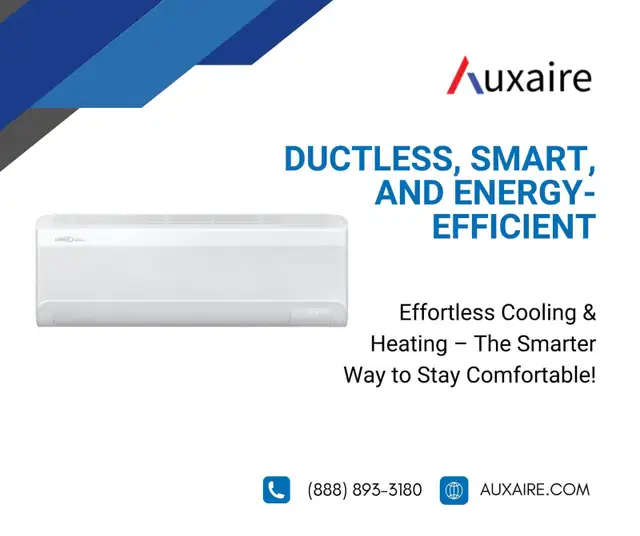 Energy-Efficient Ductless Heating & Cooling | AUXAIRE