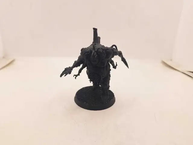 Warhammer 40k Deathguard Vulgrar Thrice Cursed Primed Black