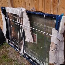 New bedroom window and frame still new