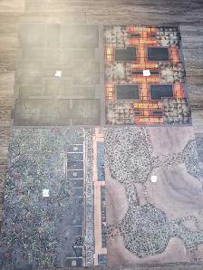 Warhammer 40k Killteam 4 double sided boards 10$ each - Photo 2