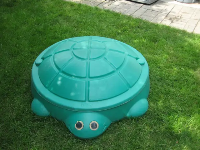 childrens turtle sandbox -30 inch diameter