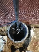 WET BASEMENT FLOOR INTERIOR EXTERIOR WATERPROOFING SUMP PUMP WET