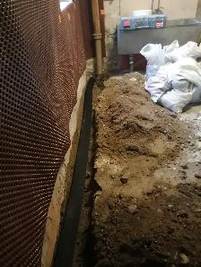 WET BASEMENT FLOOR INTERIOR EXTERIOR WATERPROOFING SUMP PUMP WET - Photo 7