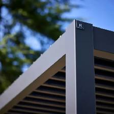 Mirador Adjustable Louvered Aluminum 9 x 15 Pergola 1807225 - Photo 3