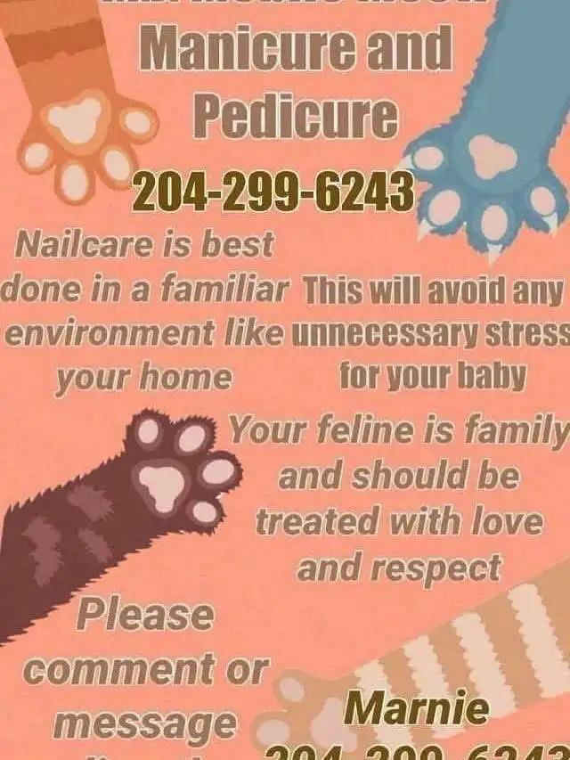 Mobile cat paw trimming
