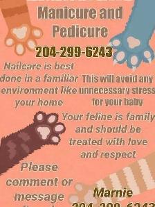 Mobile cat paw trimming
