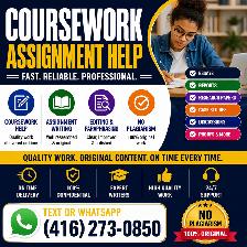 COURSEWORK ASSIGNMENT HELP, EDITING PARAPHRASING. NO PLAGIARISM.