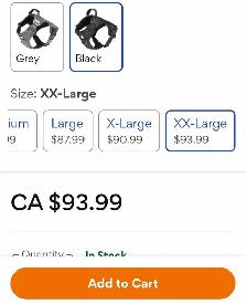 XXL Dog Harness Brand New w/Tags - Photo 6