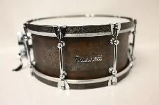 Snare Drum Dunnett James Trussart Paisley Rust-O-Matic like new - Photo 3