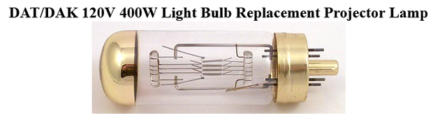 GE PROJECTOR BULB DAT 400-DISCONTINUED-NEW IN BOX- $20