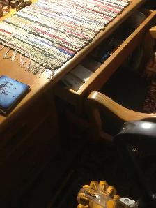 Quality wood desk old bell telephone equipment with chair - Photo 10