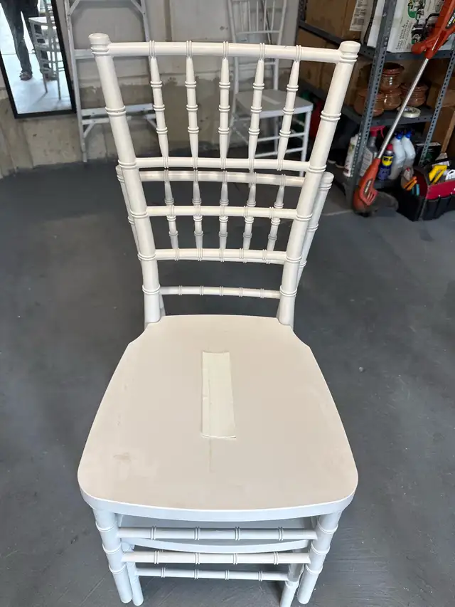 Chiavari chairs  -  Tiffany chairs -  $30  banquet hall
