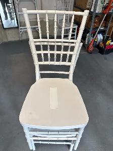 Chiavari chairs  -  Tiffany chairs -  $30  banquet hall