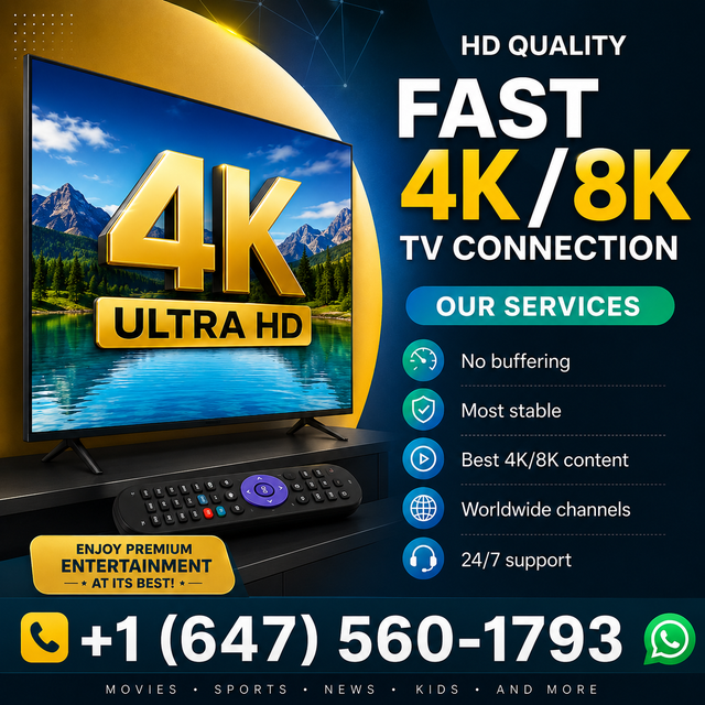 Fastest 4k UHD tv setup with best quality
