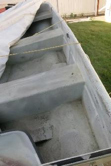 12FT Glascon boat-14ft boast trailer-no vin. New rims and tires - Photo 2