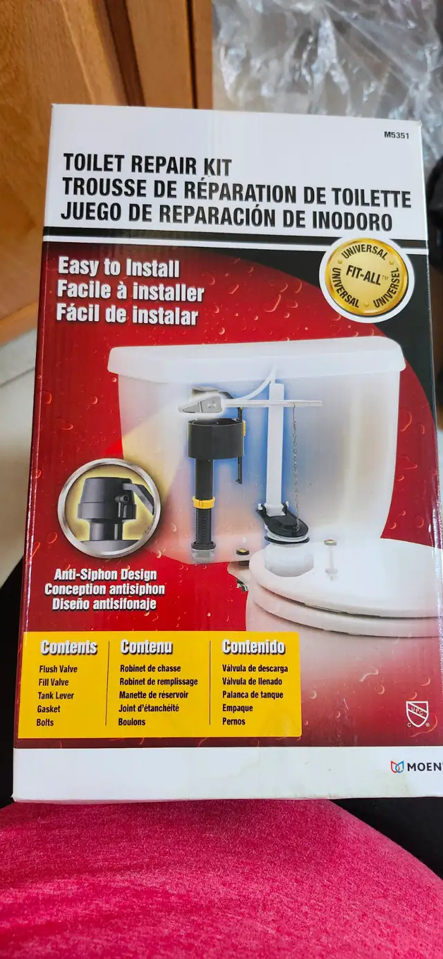 Brand NEW toilet repair kit for sale!