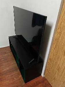 $780 OBO- Like New 65' 4K Smart TV    TV stand with Lights - Photo 3
