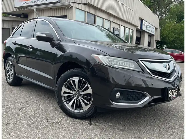 2018 Acura RDX Elite Pkg - LEATHER! NAV! BACK-UP CAM! BSM! COOLE