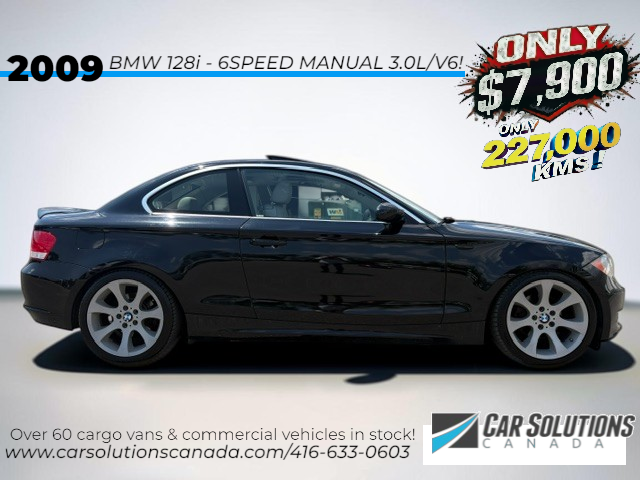 2009 BMW 128I !! 6-SPEED MANUAL !! 128I