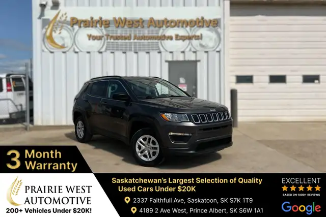 2019 Jeep Compass Sport 4WD | No Accident | Command Start