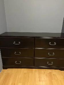 6 Drawer Dresser expresso color $200