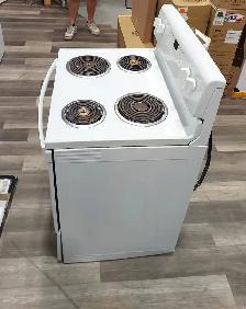 Stove 30' GE Coil White Used | Sale price Limited Time. - Photo 4