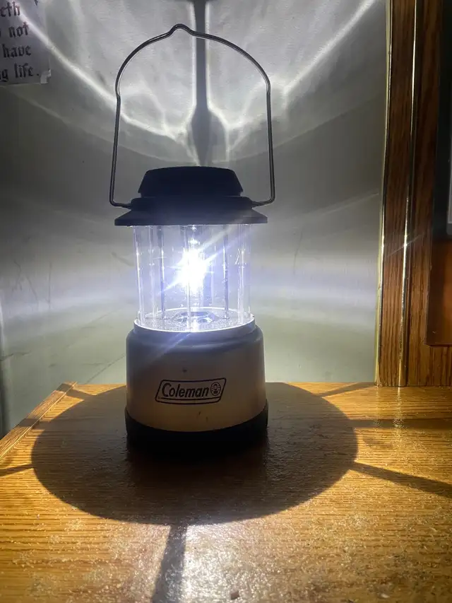 Coleman LED bright camping light.