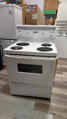 Stove 30' GE Coil White - Used | Cheap Price Sale. - Photo 2