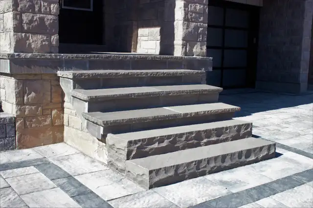 Slate Grey Natural Stone Steps – Premium Look, Solid Build!