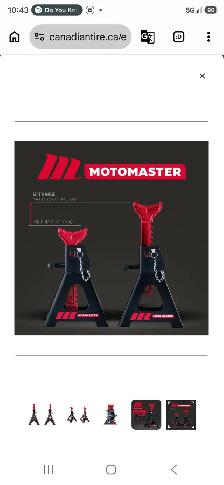 MotoMaster Heavy-Duty Steel Double-Lock 3-Ton Jack Stand / Axle - Photo 4