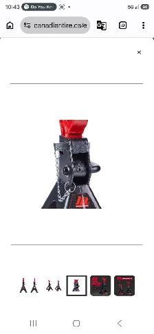 MotoMaster Heavy-Duty Steel Double-Lock 3-Ton Jack Stand / Axle - Photo 6
