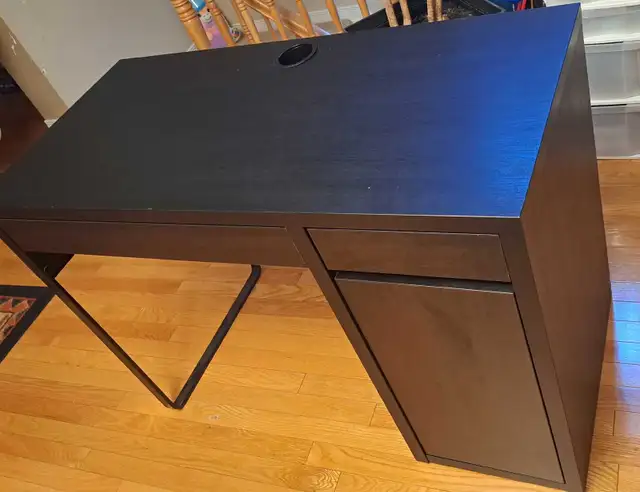 Ikea black desk