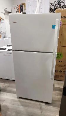 Fridge - 30' Whirlpool Top freezer White Used