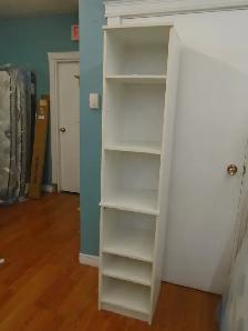 Tall shelving unit