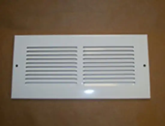 RETOUR MURAL BLANC 4'' X 10'' BLANC NEUF NEW 6740