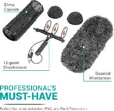 Movo BWS1000 Blimp Wind & Vibration Protection System for Shotgu - Photo 2