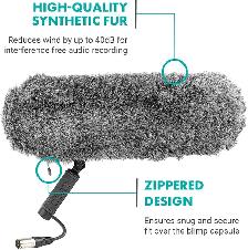 Movo BWS1000 Blimp Wind & Vibration Protection System for Shotgu - Photo 4