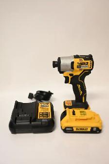 Dewalt impact Brushless motor with 2ah battery and charger USED