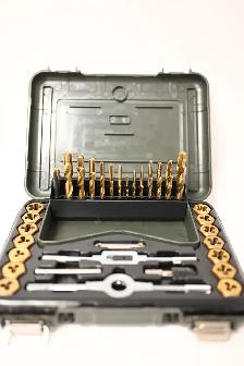 Tap Die and Drill set 46pc SAE USED in good condition