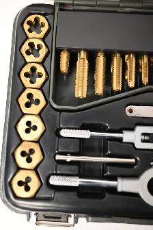Tap Die and Drill set 46pc SAE USED in good condition - Photo 3
