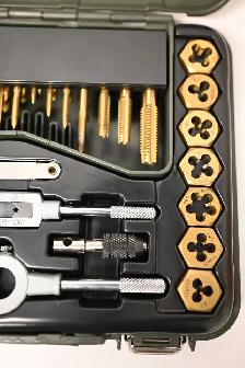 Tap Die and Drill set 46pc SAE USED in good condition - Photo 5