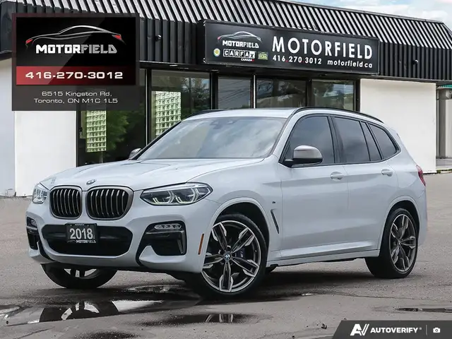 2018 BMW X3 M40i xDrive Pano Roof, 21 Wheel, Loaded