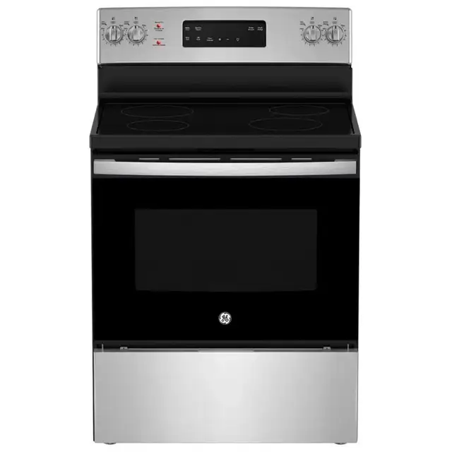 G.e. 30' Electric Range, 5.0 Cu Ft Gejcb630svss