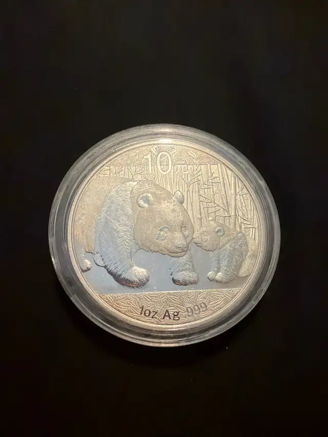 2011 1oz Pure Silver Chinese 10 Yuan Coin