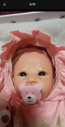 NOUVEAU-NÉE 'ABBY-ROSE ' REBORN, D'ASHTON-DRAKE DE SILICONE.$200 - Photo 6