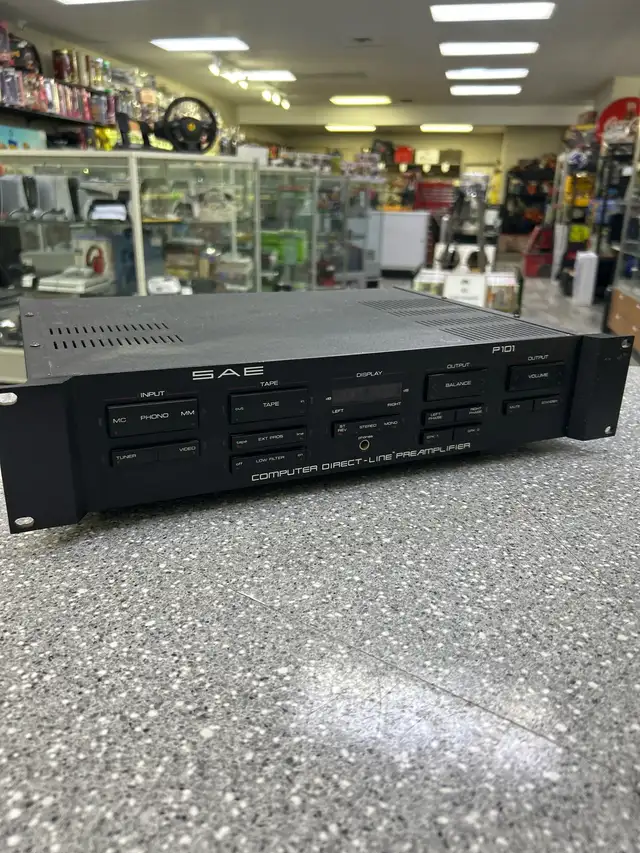 SAE P101 Computer Direct Line Preamplifier Parts or Repair