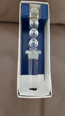 BOUCHON NEUF CRYSTAL MIKASA, 6'HAUT DE BOUTEILLE DE VIN: $10.00 - Photo 2