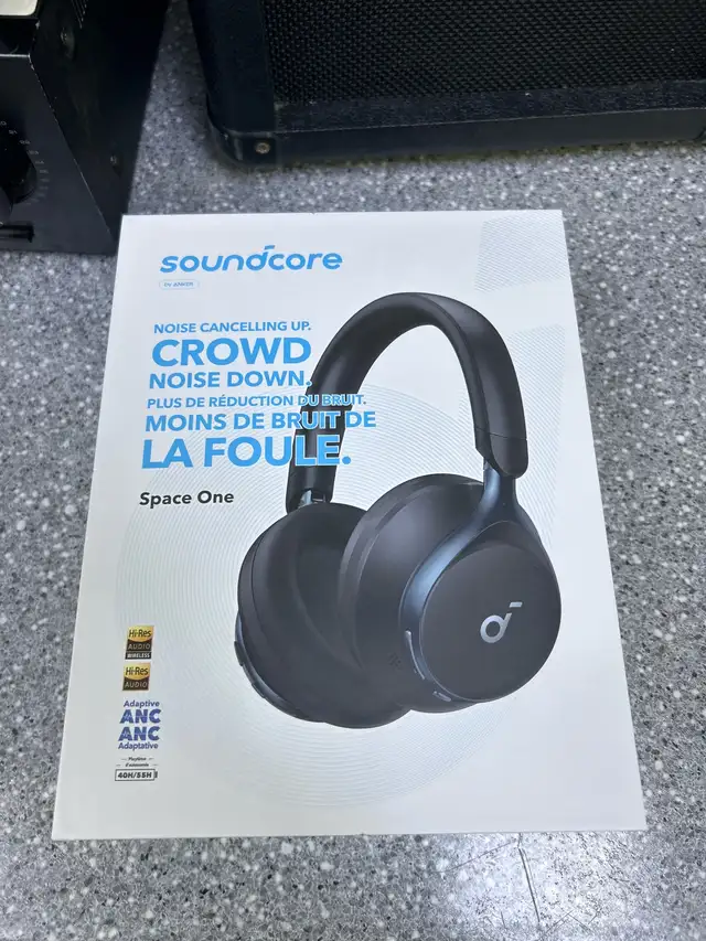 Soundcore A3035 Space One Noise Cancelling Headphones New