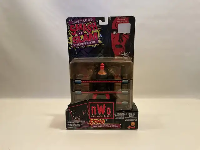 Toy Biz WCW Smash 'n Slam Sting Action Figure